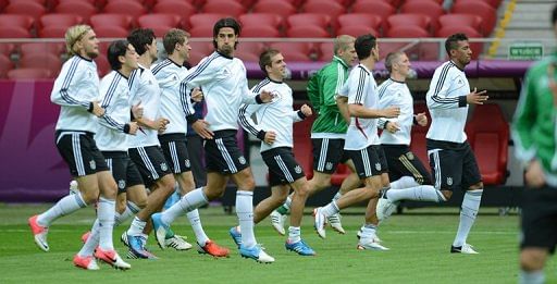 Germany's forwards shone in Friday's 4-2 quarter-final win over Greece